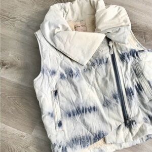 Free People Just a Little Puffer Faux Shearling Jacket Size M